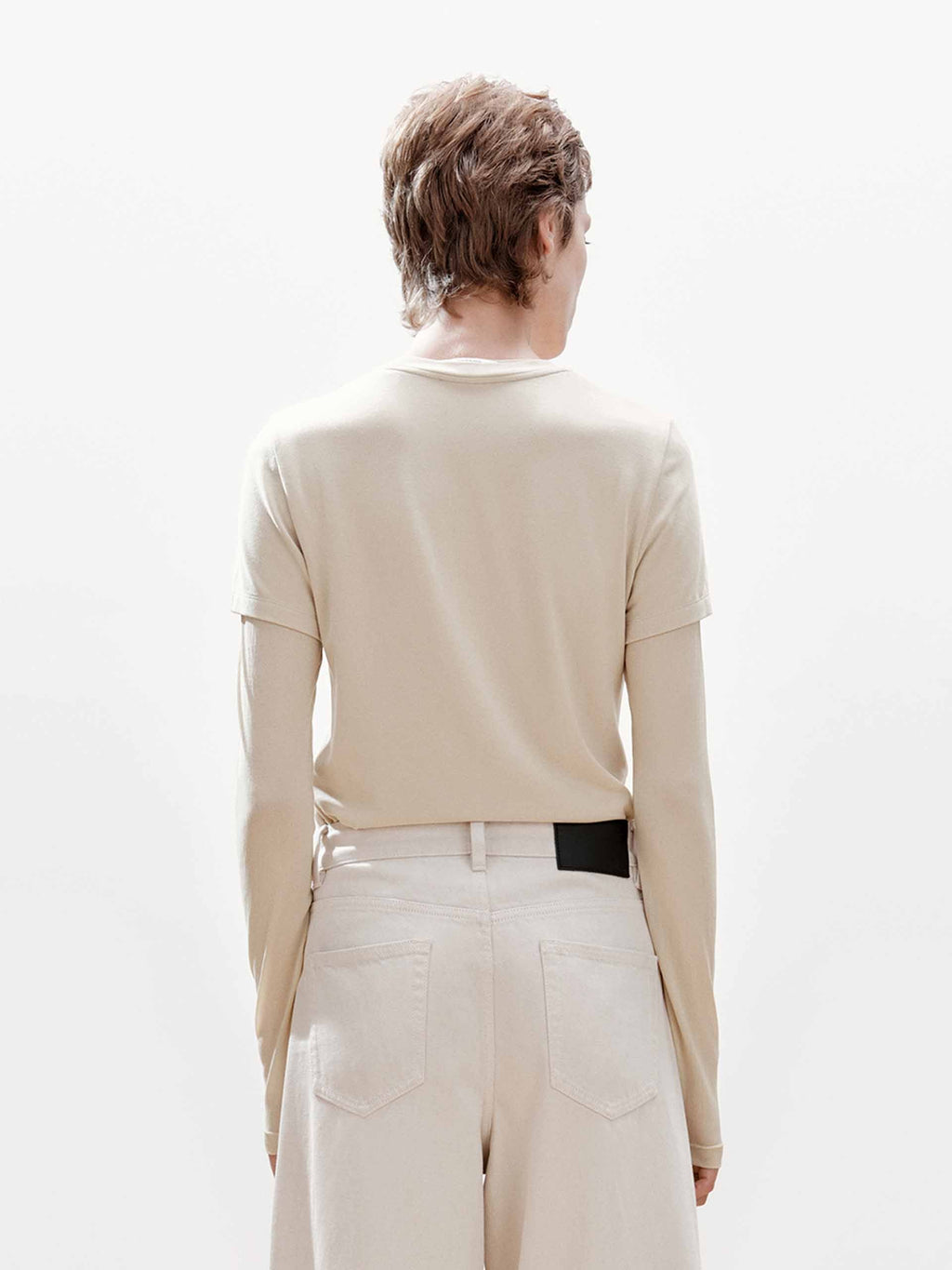 Two Piece Slim T-shirt