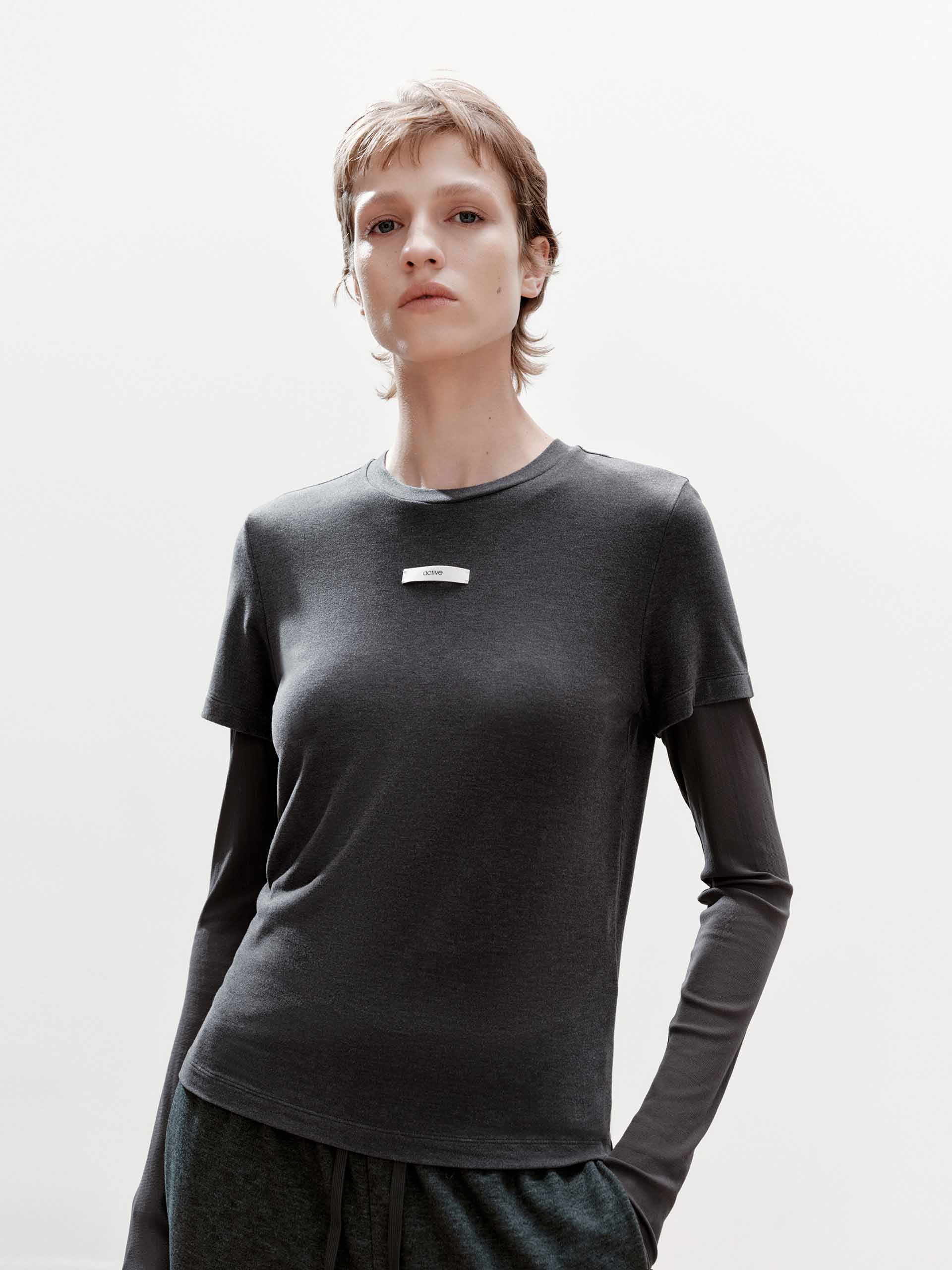 Two Piece Slim T-shirt