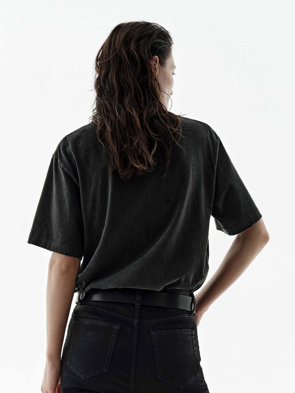 Faded Pattern Distressed T-shirt