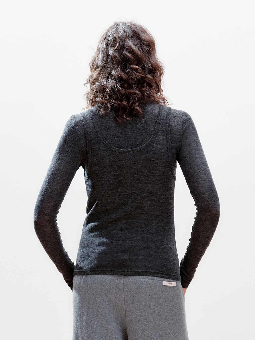 Two-piece Wool Blend T-shirt