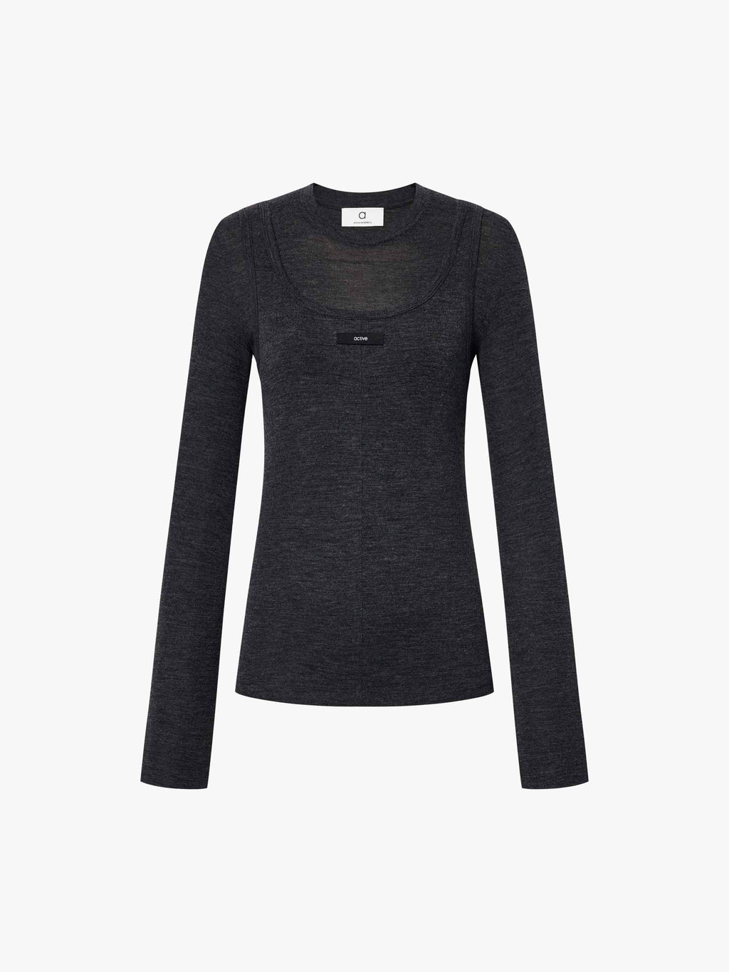 Two-piece Wool Blend T-shirt
