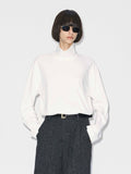 Turtleneck Pure Cotton T-shirt