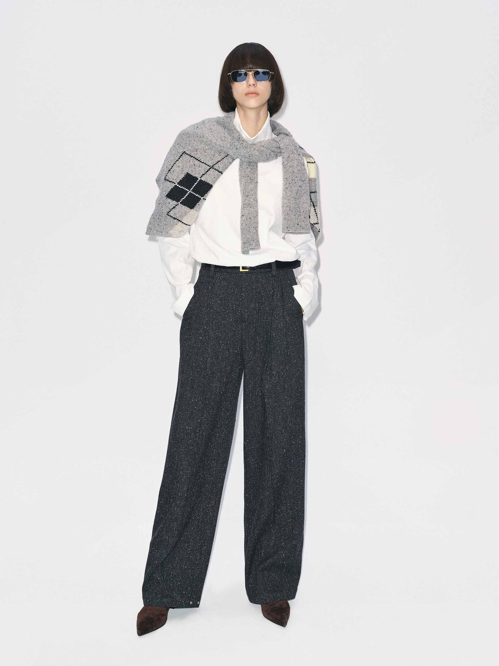 Turtleneck Pure Cotton T-shirt