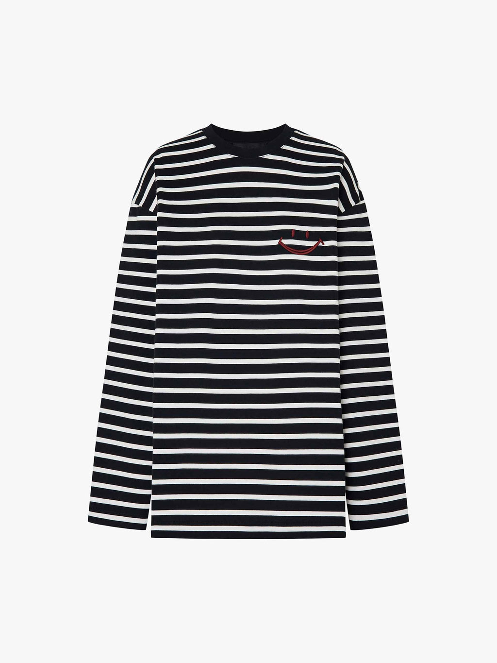 Striped Pattern Cotton T-shirt
