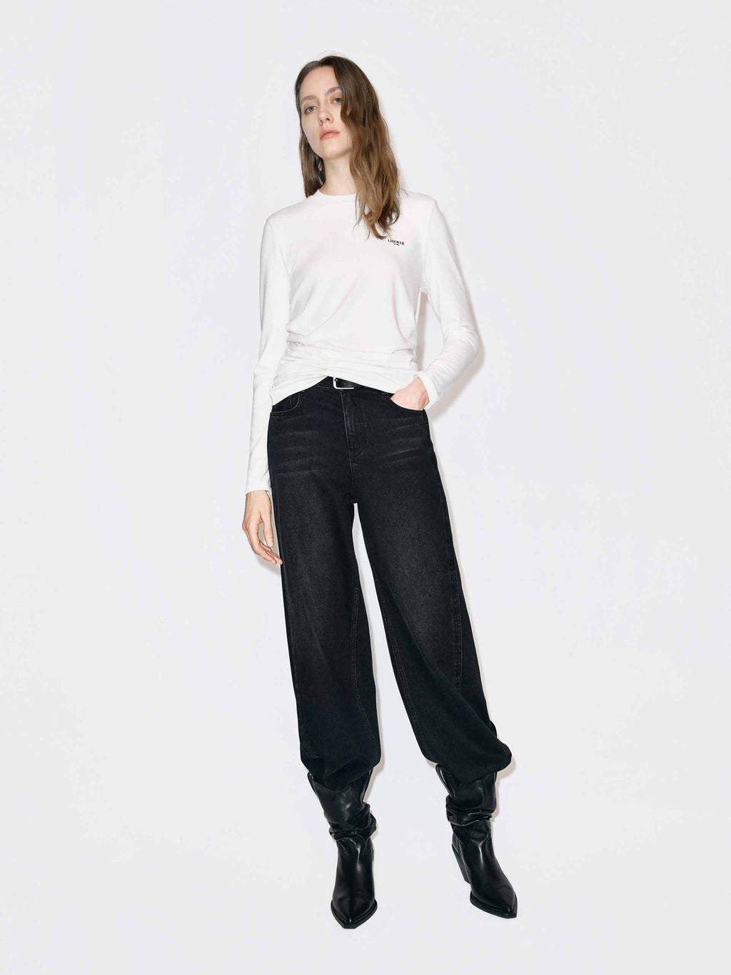 Long Sleeves Fitted T-shirt