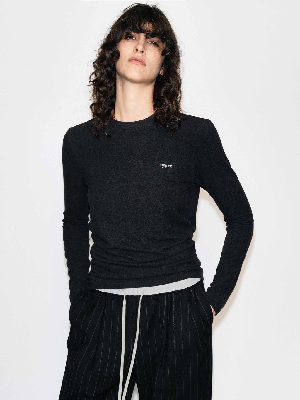 Long Sleeves Fitted T-shirt