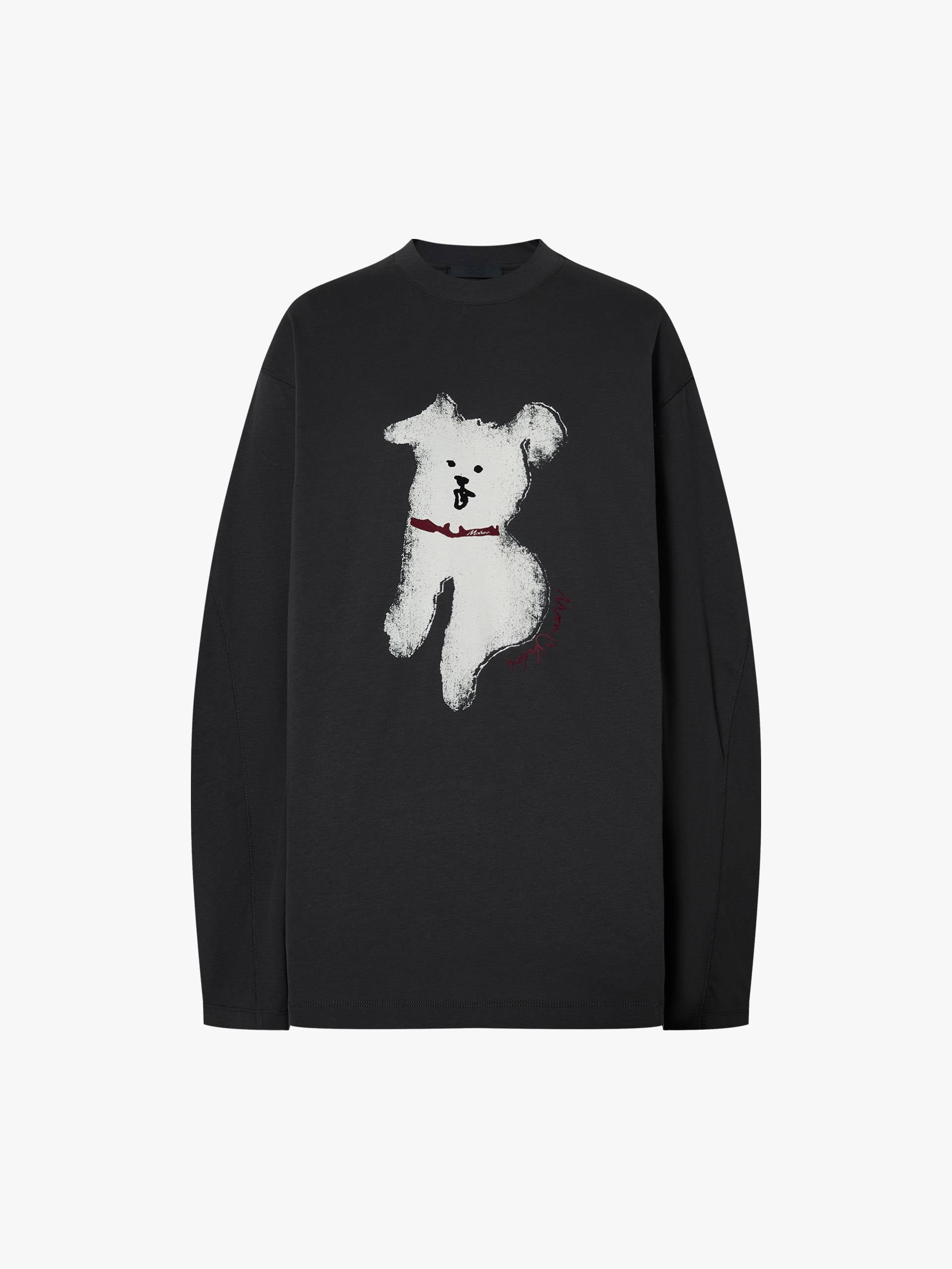 Puppy Pattern Cotton T-shirt