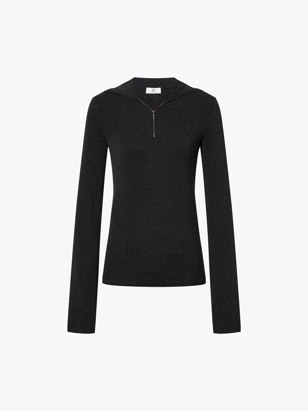 Navy Collar Soft Blouse