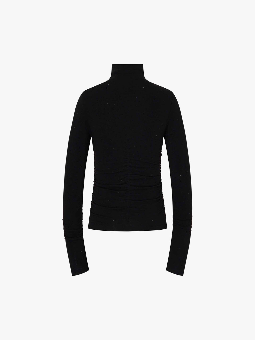 Turtleneck Rhinestone Blouse