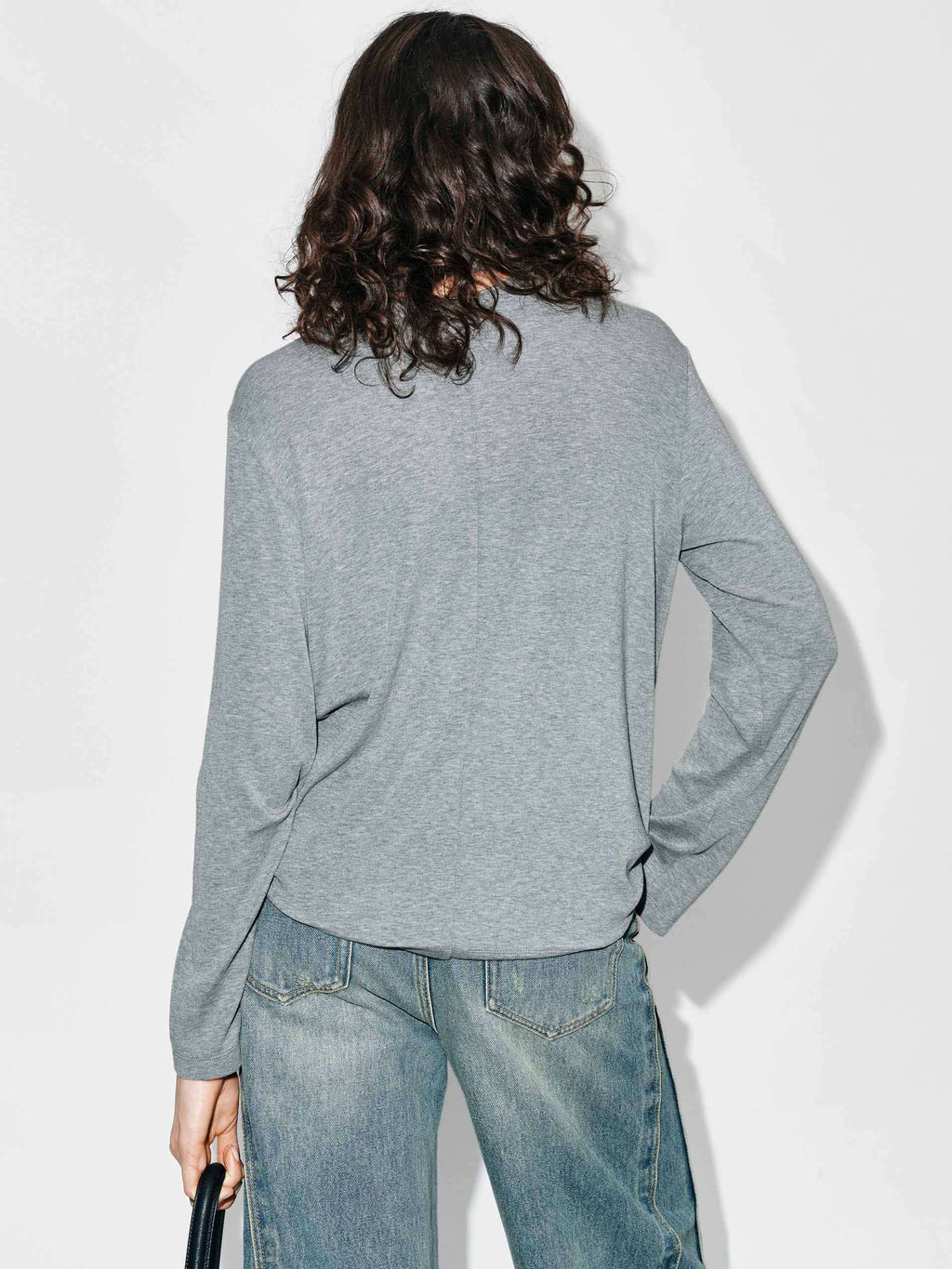 Tie Detail Turtleneck Blouse