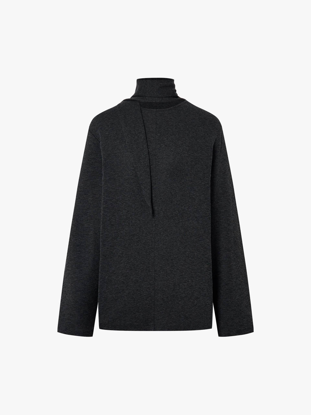 Tie Detail Turtleneck Blouse
