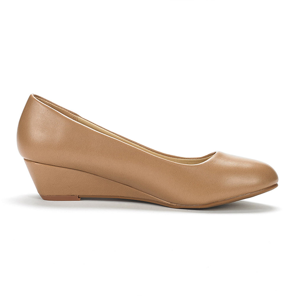 Mid Wedge Heel Pump Shoes
