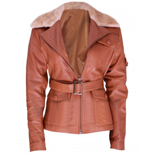 Night at the Museum 2 Amy Adams Aviator Leather Jacket