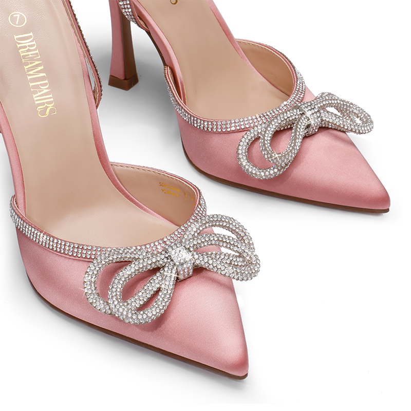 Destiny Rhinestone Strap Pumps