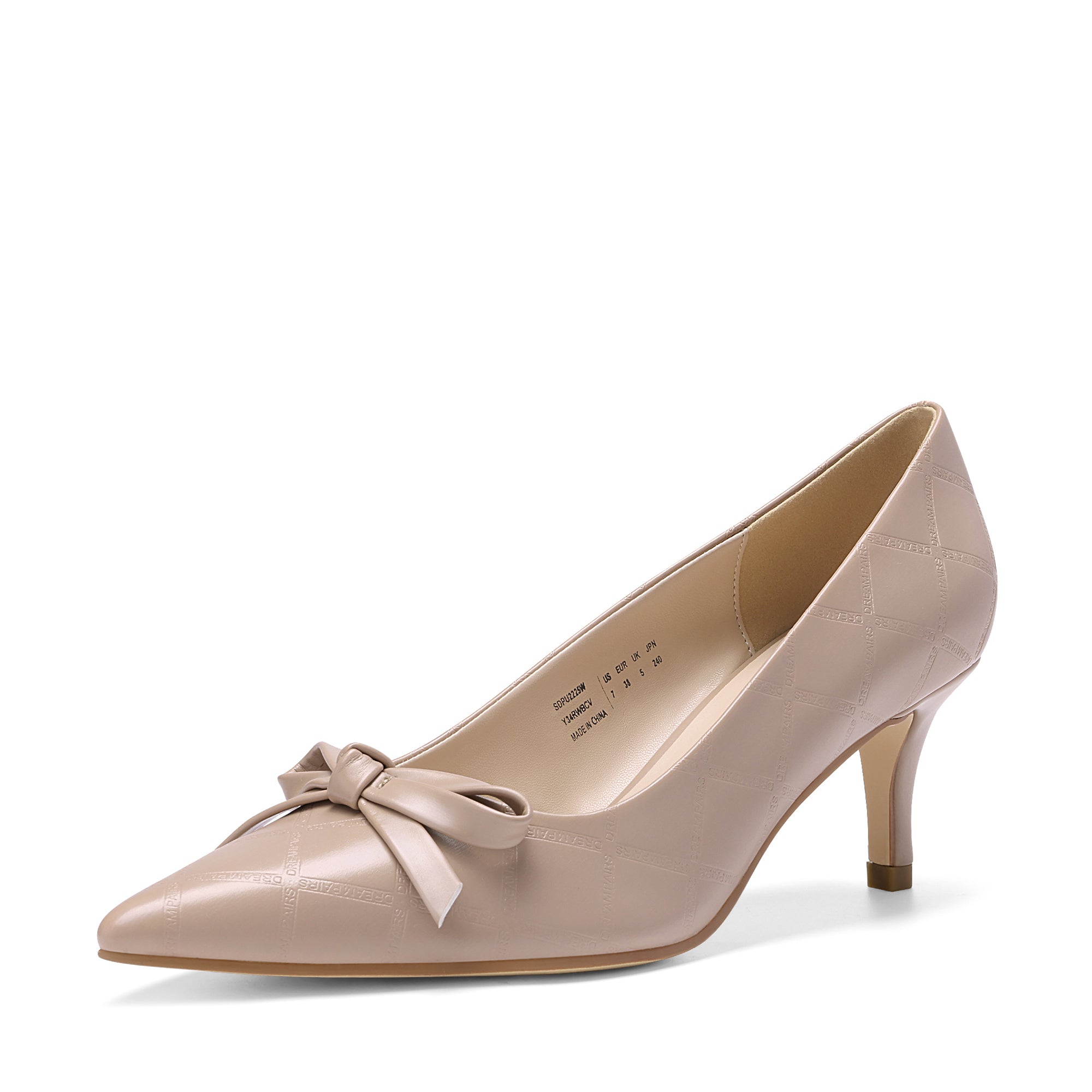 Pointed Toe Kitten Heel Pumps