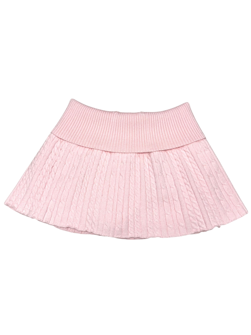 Strawberry Milk Cable Knit Set (Pink)