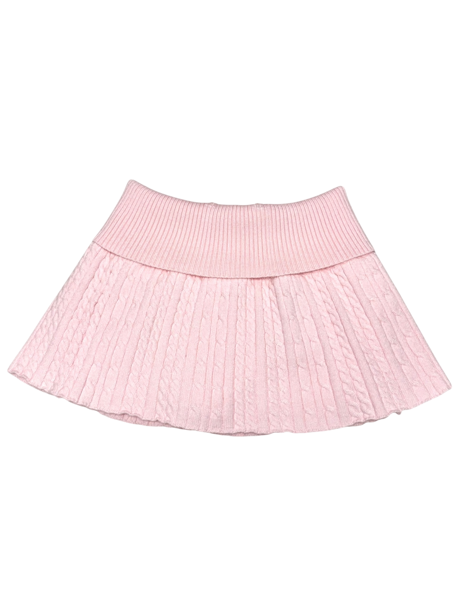 Strawberry Milk Cable Knit Set (Pink)
