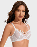 Plus Size Lace Full Coverage Minimizer Bra