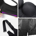 SheCurve® Smoothing Back Push-Up Enhancing Bra - Black+Beige (2 PACK）