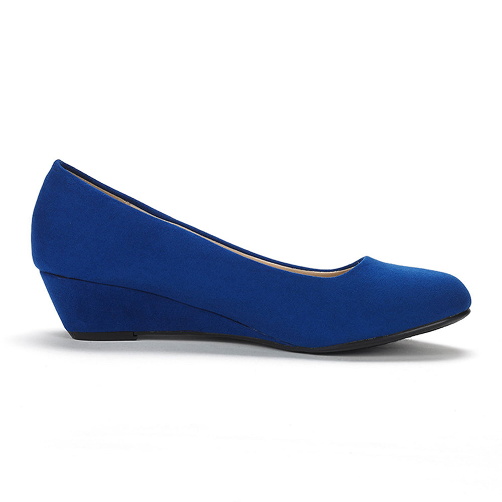 Mid Wedge Heel Pump Shoes
