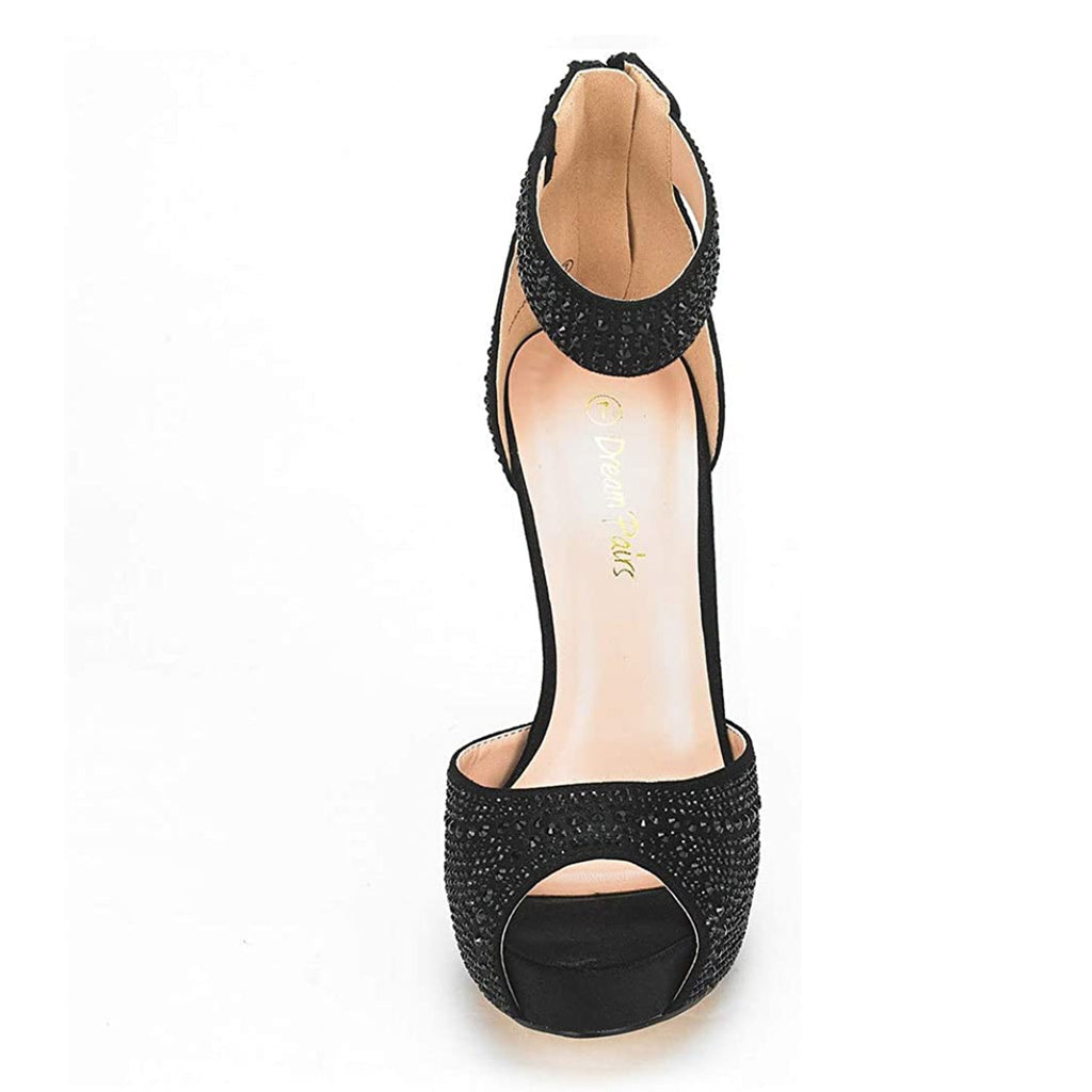 Peep Toe Stiletto Platform Sandals