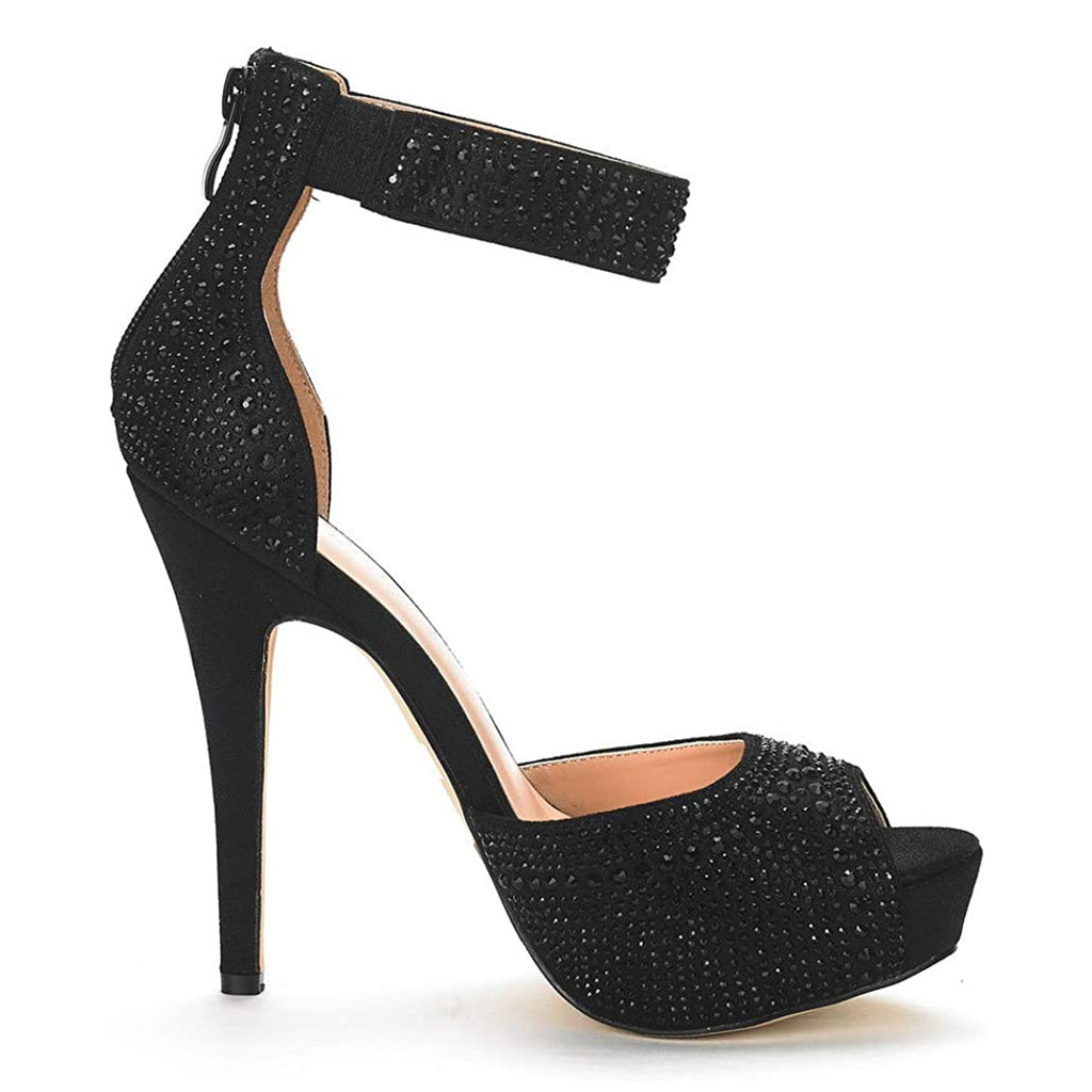 Peep Toe Stiletto Platform Sandals