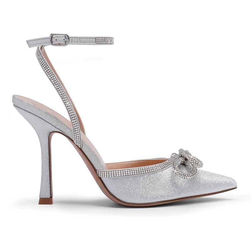Destiny Rhinestone Strap Pumps