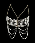 Pearl Chest Chain Accessories Body Chain