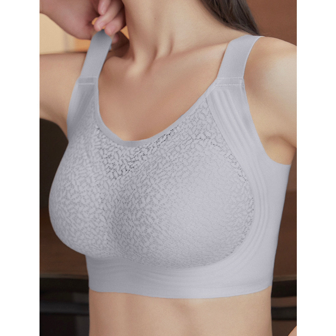 Thea 2.0 Enhanced Coverage Subtle Lace U-Neckline Bra Up to J Cup