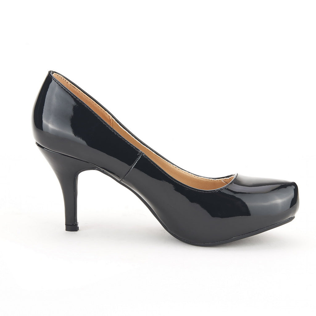 Classic Closed Toe 3 Inch Heels Pumps