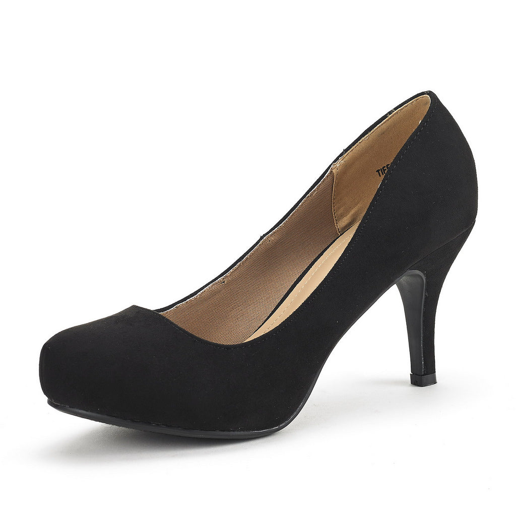 Classic Closed Toe 3 Inch Heels Pumps
