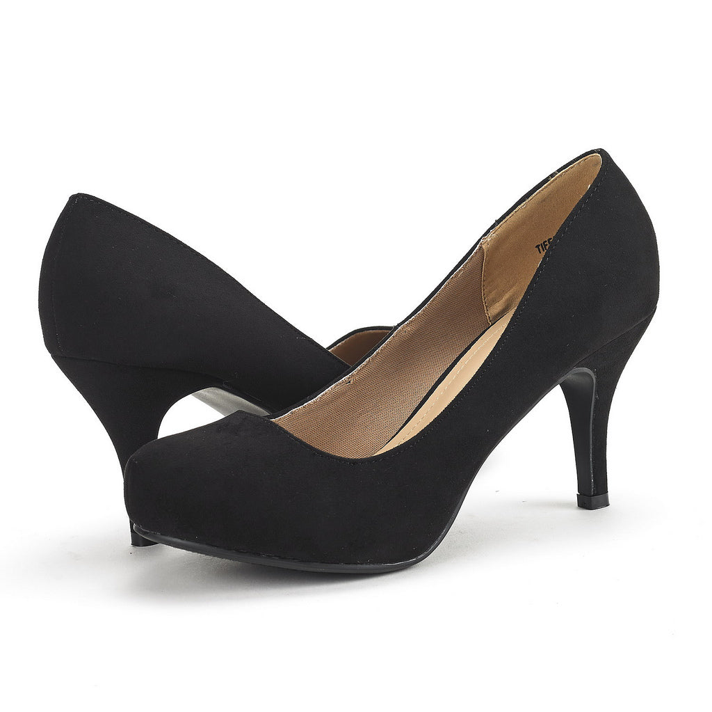 Classic Closed Toe 3 Inch Heels Pumps