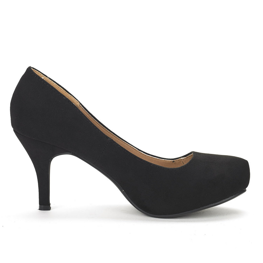 Classic Closed Toe 3 Inch Heels Pumps