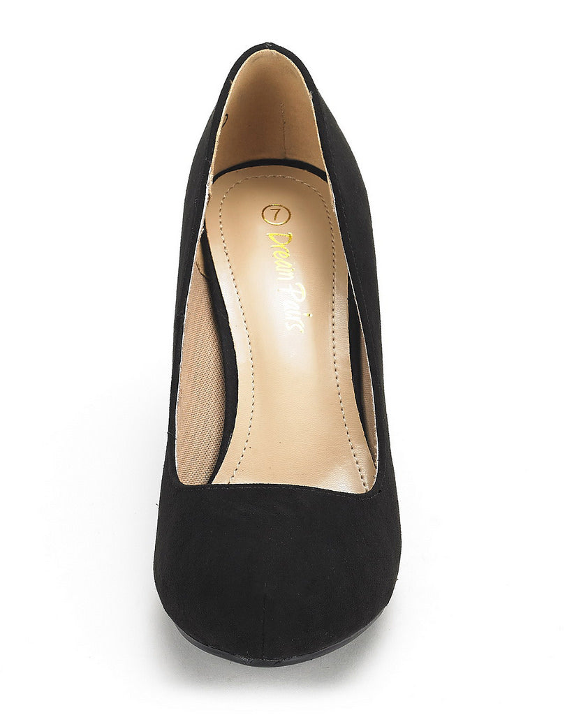 Classic Closed Toe 3 Inch Heels Pumps