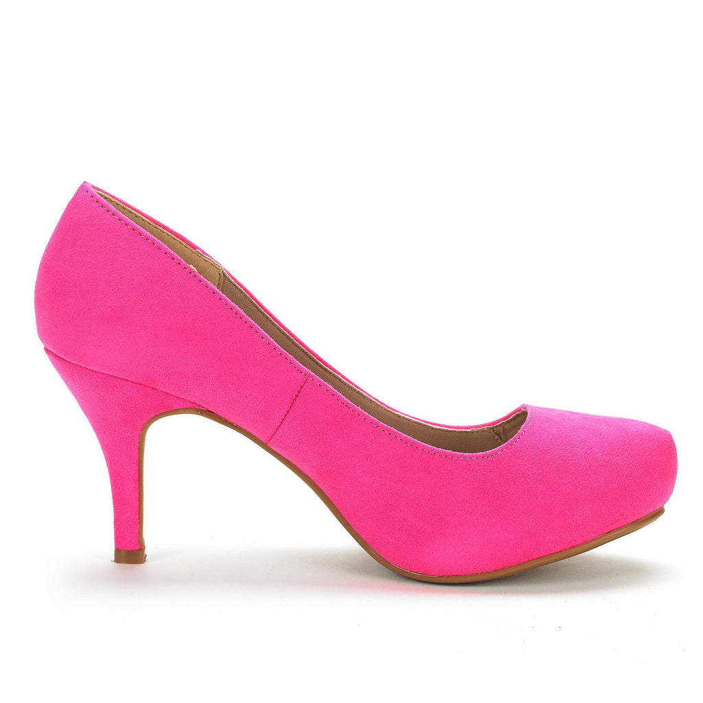 Classic Closed Toe 3 Inch Heels Pumps