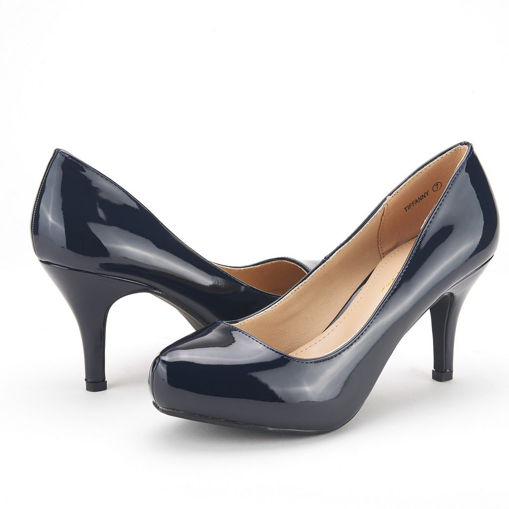 Classic Closed Toe 3 Inch Heels Pumps