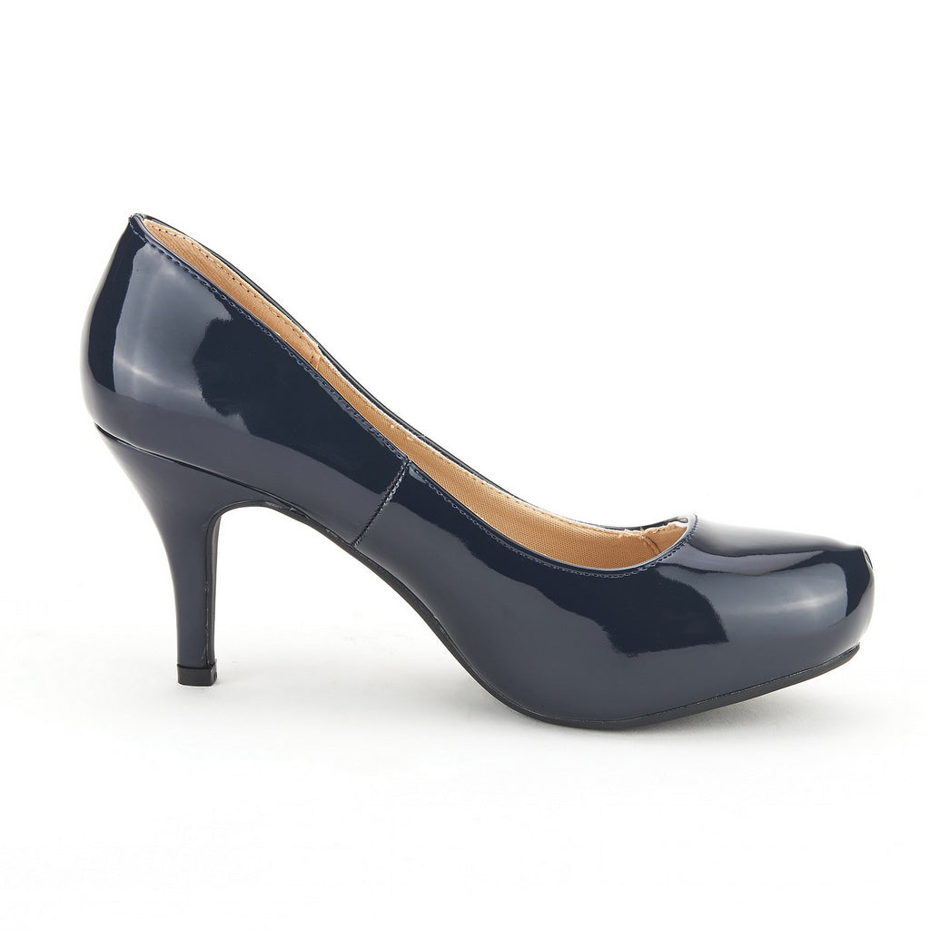 Classic Closed Toe 3 Inch Heels Pumps