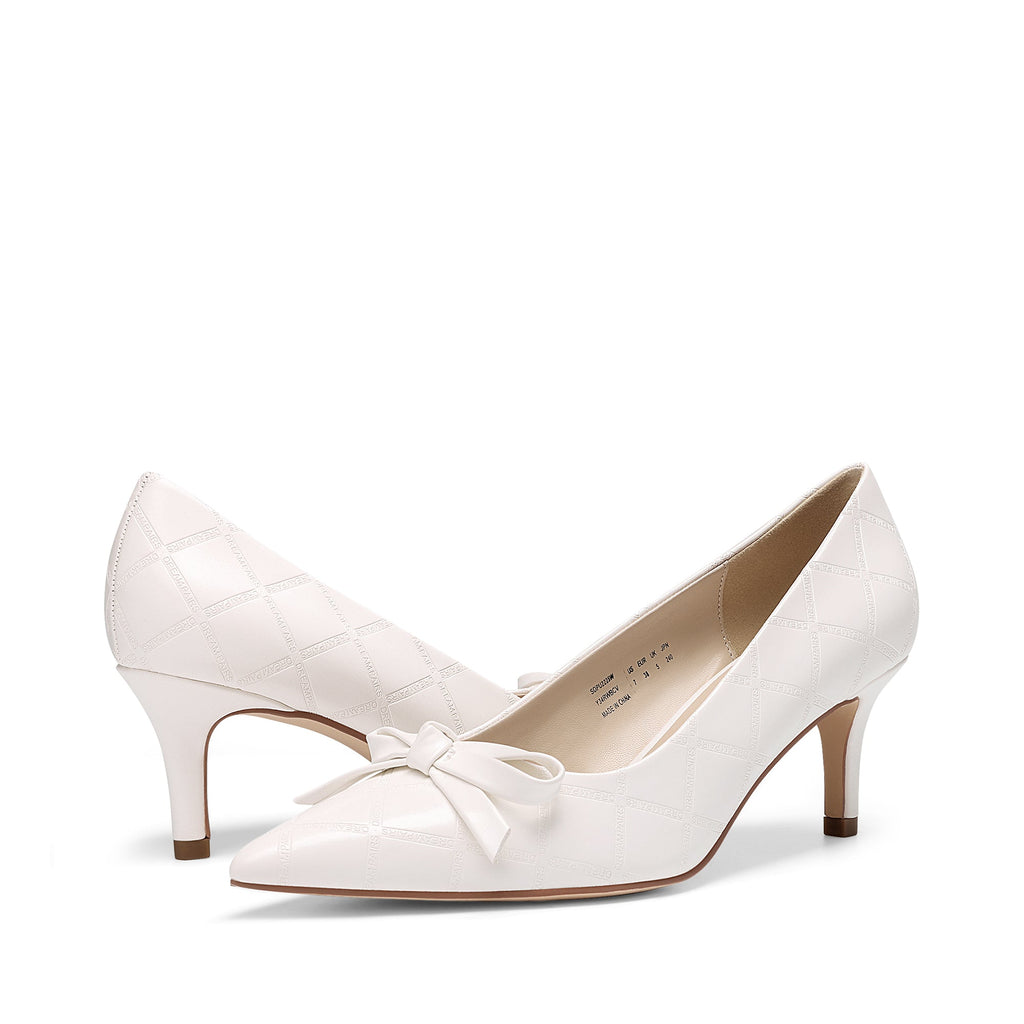 Pointed Toe Kitten Heel Pumps