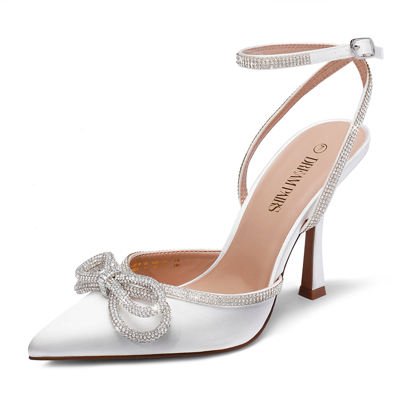 Destiny Rhinestone Strap Pumps