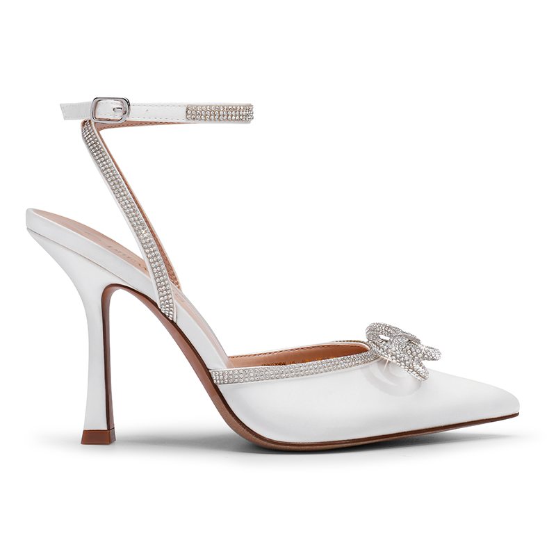 Destiny Rhinestone Strap Pumps