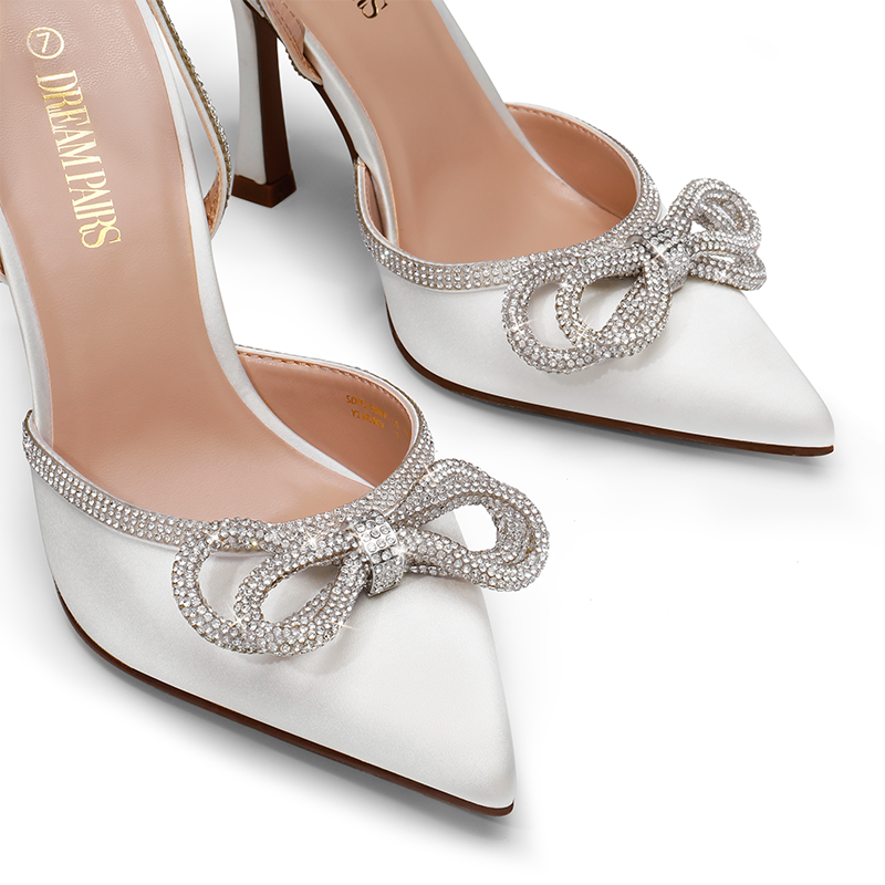 Destiny Rhinestone Strap Pumps