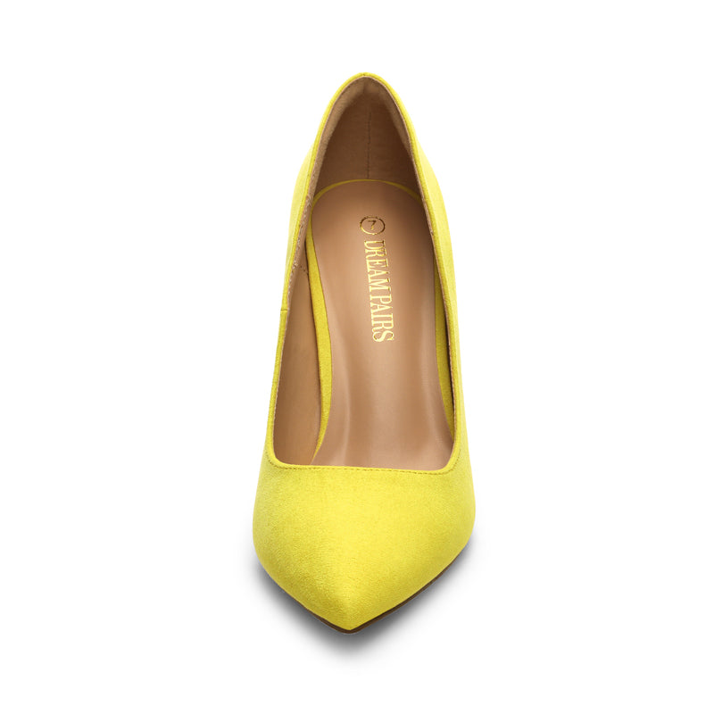 Women's High Heel Suede Pump Shoes