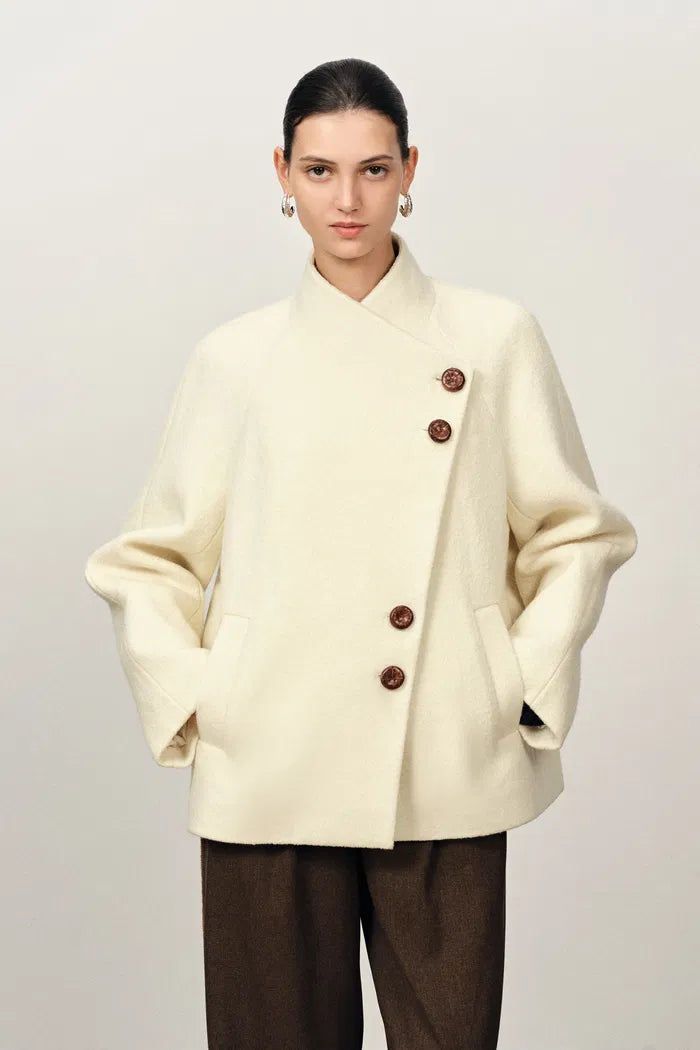 Bridle Crop Wool Jacket in Merino Wool