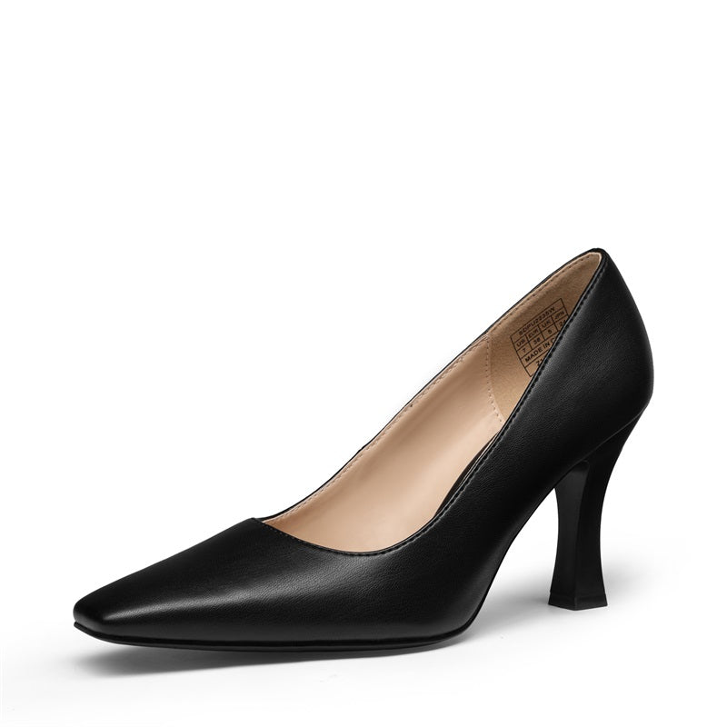 Square Toe Stiletto High Heels Pumps