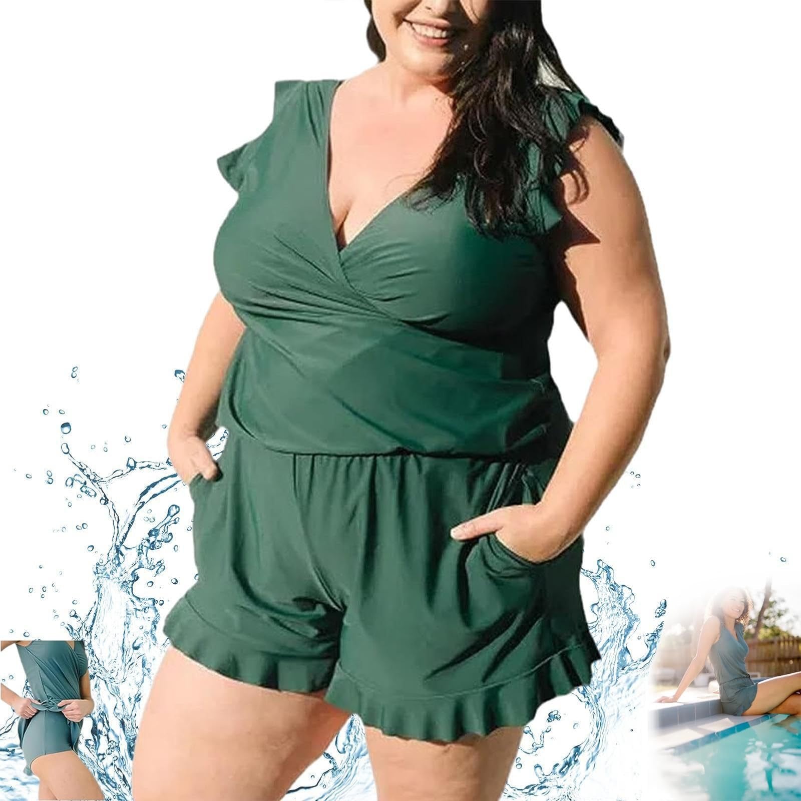 👙Swim Romper Three Separate Pieces with Bra (For All Girls!)💥 Buy 2 Free Shipping