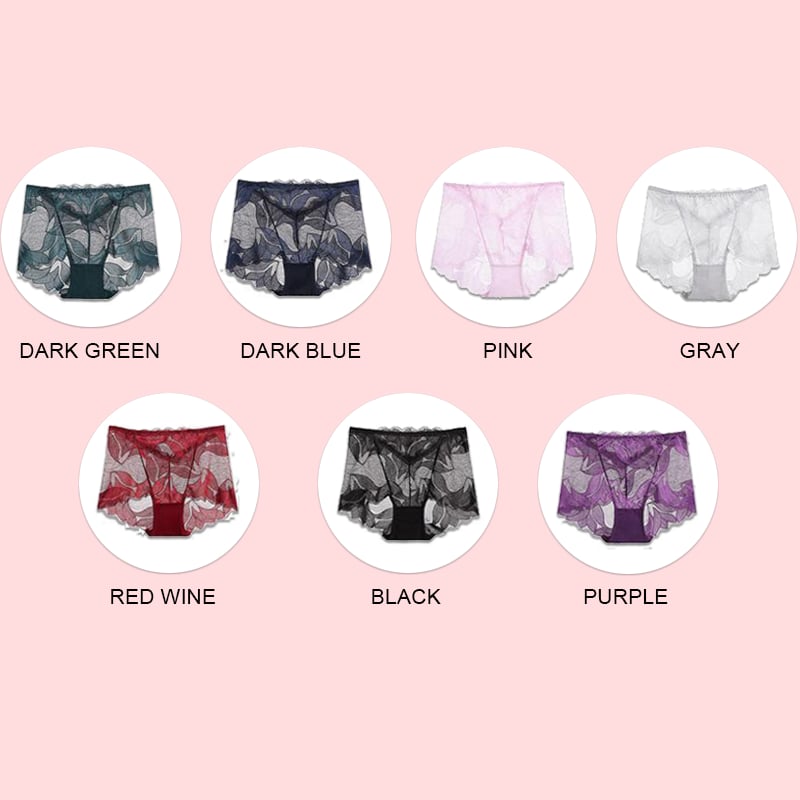🔥Last Day 50% Off🔥LADIES SILK LACE HANDMADE UNDERWEAR (7PCS or 5PCS)