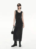 Velvet Textured Midi Dress