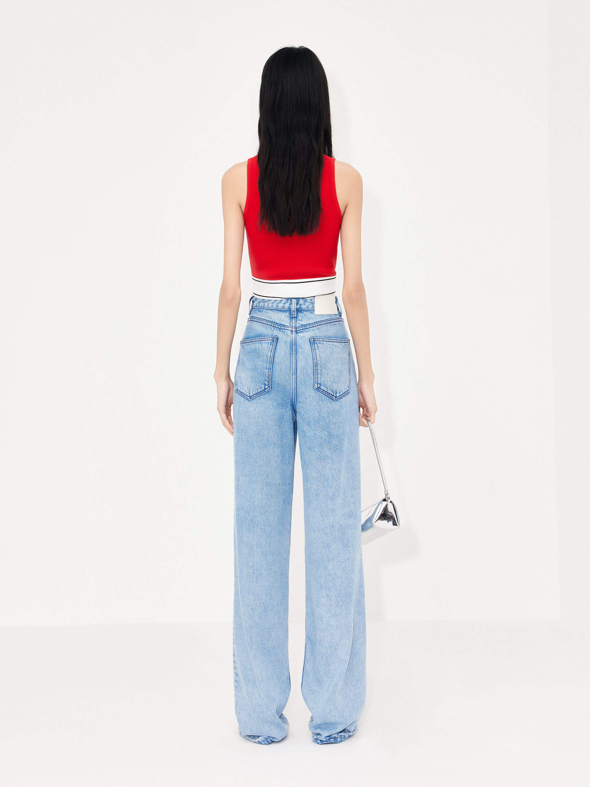 Full Length Straight Jeans