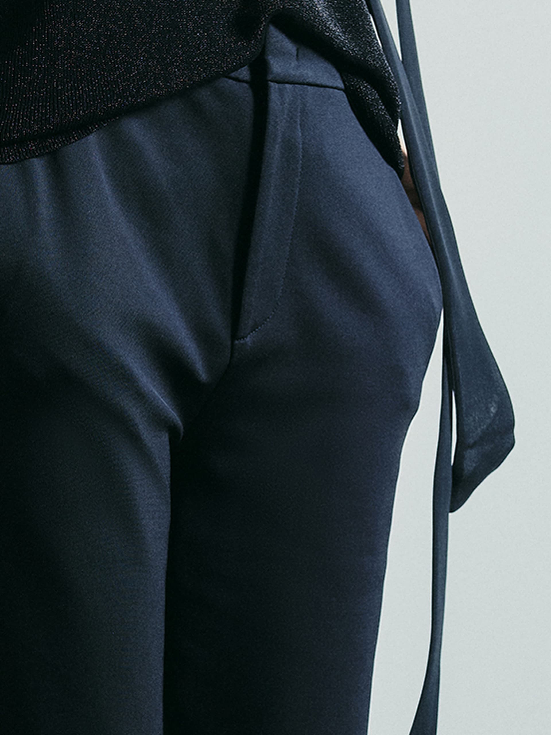 Mid Waist Flared Pants