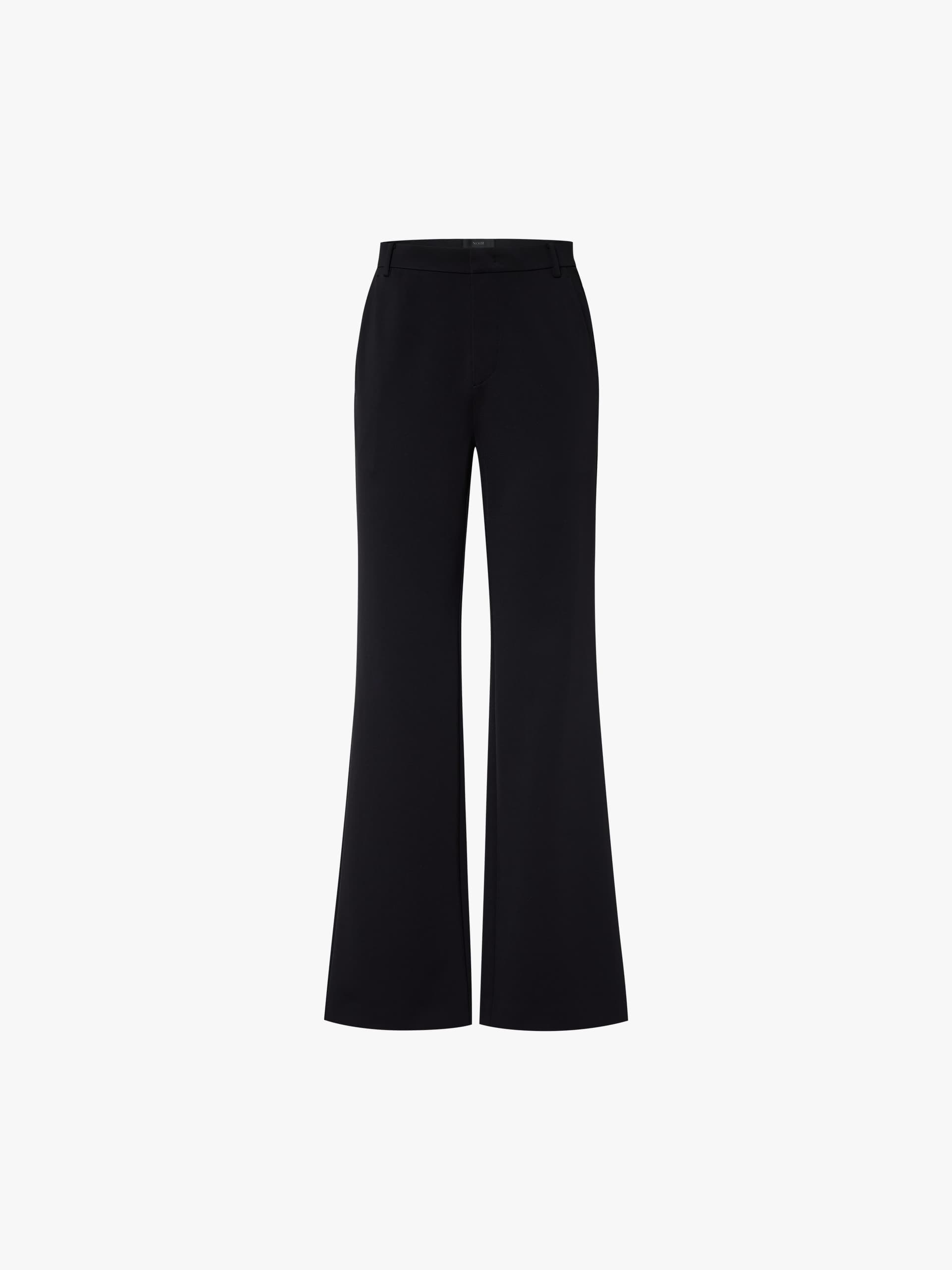 Mid Waist Flared Pants